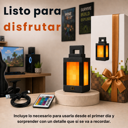 Lámpara Pixel LED Gamer